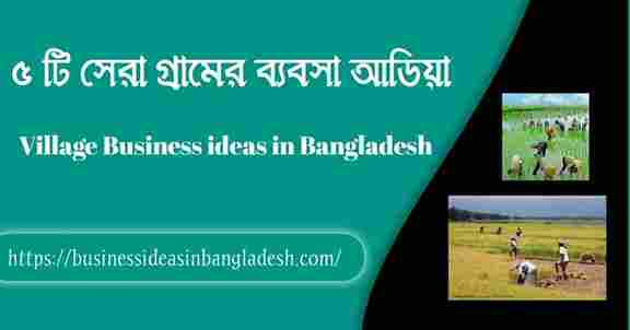 ৫ টি গ্রামে ব্যবসা আইড়িয়া ২০২৪। Village Business ideas in Bangladesh